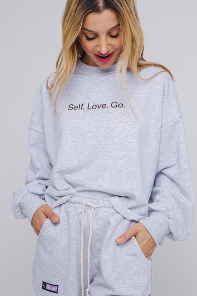 Self. Love. Go Long Sleeve - Grey